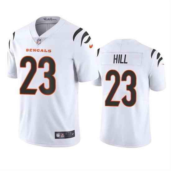 Men Cincinnati Bengals #23 Daxton Hill White Vapor Untouchable Limited Stitched Jersey->cincinnati bengals->NFL Jersey