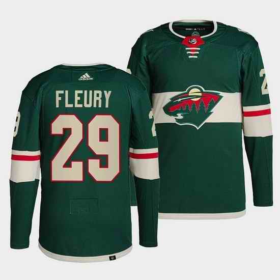 Men Minnesota Wild #29 Marc Andre Fleury Stitched jersey->minnesota wild->NHL Jersey