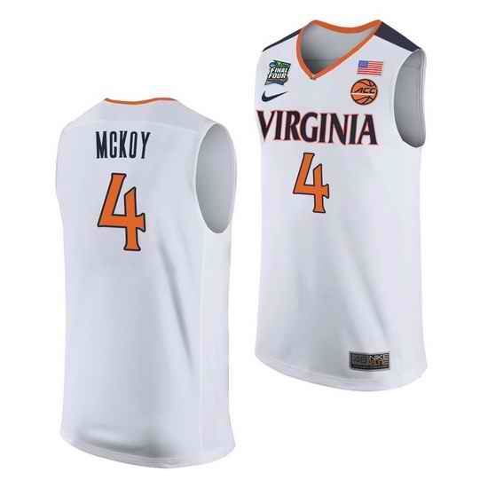 Virginia Cavaliers Justin Mckoy White Away Men'S Jersey->virginia cavaliers->NCAA Jersey