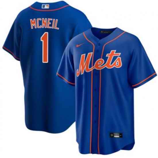 Jeff McNeil New York Mets Alternate Royal Jersey->new york mets->MLB Jersey