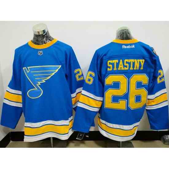 Blues #26 Paul Stastny Light Blue 2017 Winter Classic Stitched NHL Jersey->st.louis blues->NHL Jersey