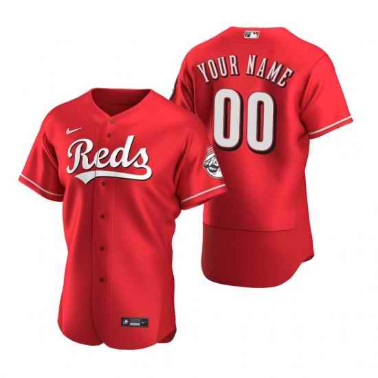 Men Women Youth Toddler Cincinnati Reds Red Custom Nike MLB Flex Base Jersey->customized mlb jersey->Custom Jersey