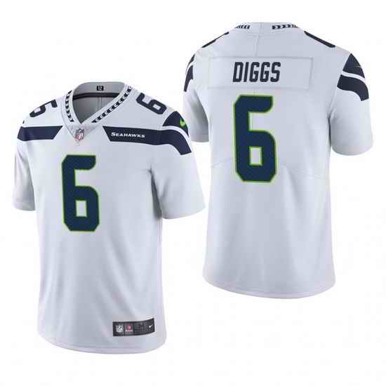 Youth Seattle Seahawks Quandre Diggs #6 White Vapor Limited NFL Jersey->youth nfl jersey->Youth Jersey