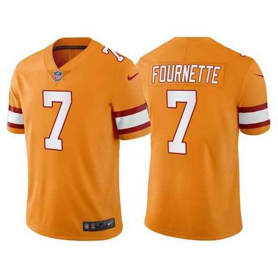 Men Tampa Bay Buccaneers #7 Leonard Fournette Orange Vapor Untouchable Limited Stitched jersey->san francisco 49ers->NFL Jersey