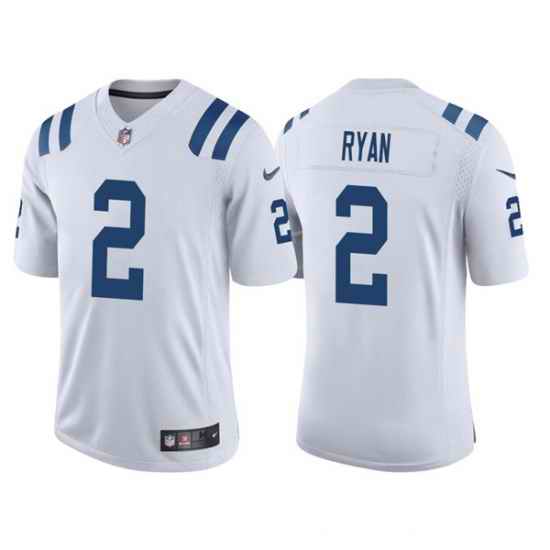 Men's Indianapolis Colts #2 Matt Ryan White Stitched Jersey->indianapolis colts->NFL Jersey