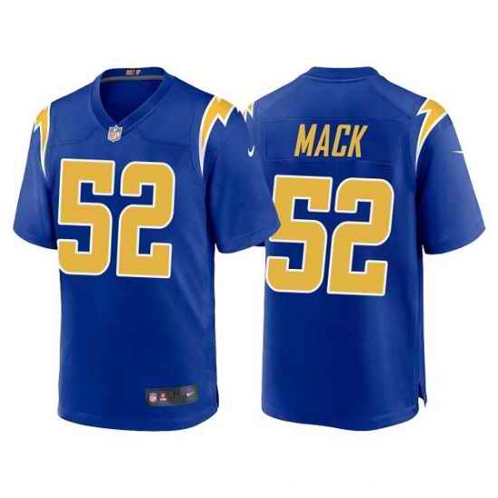 Men's Los Angeles Chargers #52 Khalil Mack Royal Vapor Untouchable Limited Stitched Jersey->los angeles chargers->NFL Jersey