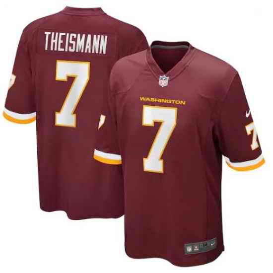 Men Nike Washionton #7 Joe Theismann Burgundy Red Team Color Mens Stitched NFL Vapor Untouchable Limited Jersey->denver broncos->NFL Jersey