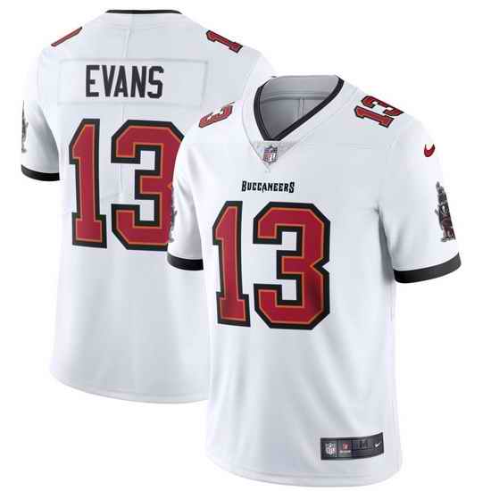 Youth Tampa Bay Buccaneers #13 Mike Evans Nike White Vapor Limited Jersey->youth nfl jersey->Youth Jersey