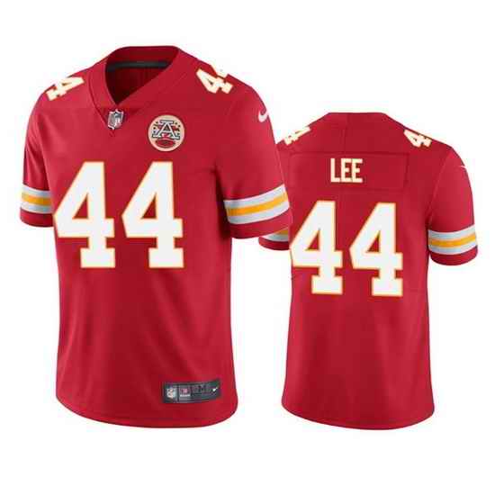 Men Kansas City Chiefs #44 Elijah Lee Red Vapor Untouchable Limited Stitched Football Jersey->las vegas raiders->NFL Jersey