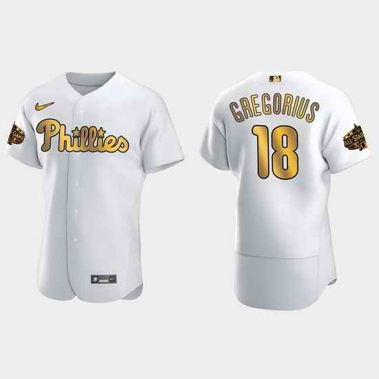 Men Philadelphia Phillies Didi Gregorius 2022 Mlb All Star Game White Gold Men Jersey->2022 all star->MLB Jersey