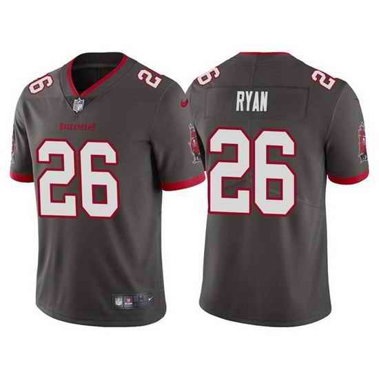 Men Tampa Bay Buccaneers #26 Logan Ryan Grey Vapor Untouchable Limited Stitched jersey->tampa bay buccaneers->NFL Jersey