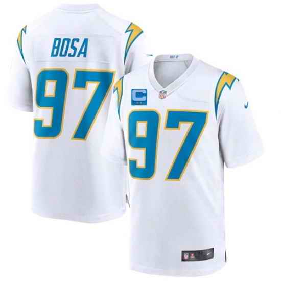 Men Los Angeles Chargers 2022 #97 Joey Bosa White With 2-star C Patch Vapor Untouchable Limited Stitched NFL Jersey->los angeles chargers->NFL Jersey