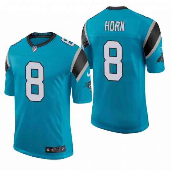Youth Carolina Panthers #8 Jaycee Horn Blue Stitched Football Limited Jersey->buffalo bills->NFL Jersey
