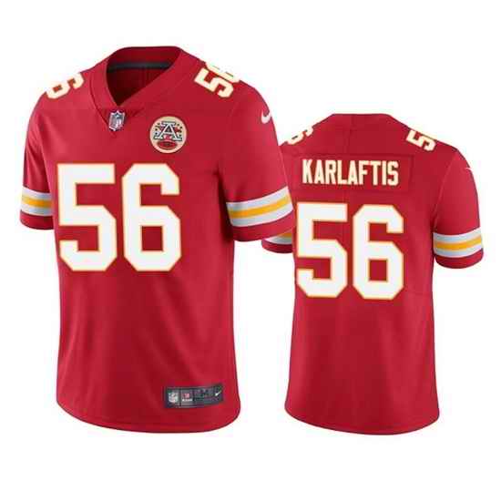 Men Kansas City Chiefs #56 George Karlaftis Red Vapor Untouchable Limited Stitched Football Jersey->kansas city chiefs->NFL Jersey
