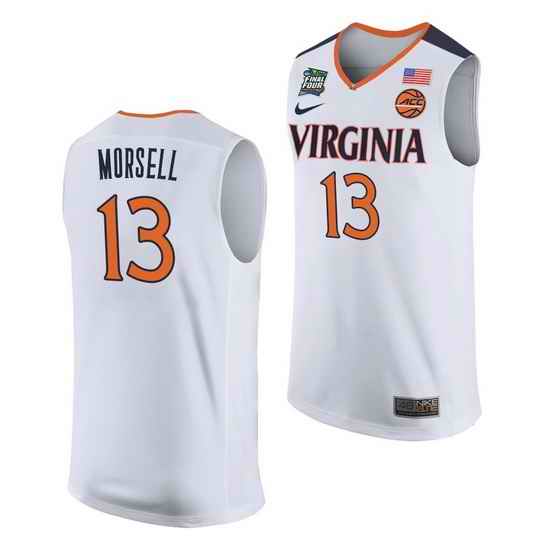 Virginia Cavaliers Casey Morsell White Away Men'S Jersey->virginia cavaliers->NCAA Jersey