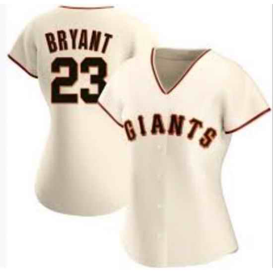 Women San Francisco Giants #23 Kris Bryant Cream Cool Base Nike Jersey->los angeles lakers->NBA Jersey