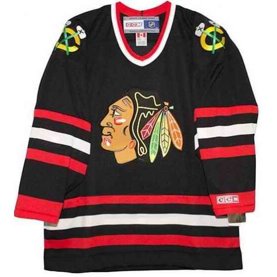 Men Chicago Blackhawks Blank CCM Stitched jersey->chicago blackhawks->NHL Jersey