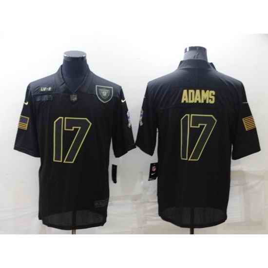 Men's Las Vegas Raiders #17 Davante Adams Black Salute To Service Limited Stitched Jersey->las vegas raiders->NFL Jersey