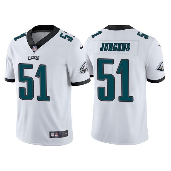 Men's Philadelphia Eagles #51 Cameron Jurgens White Vapor Untouchable Limited Stitched Jersey->pittsburgh steelers->NFL Jersey