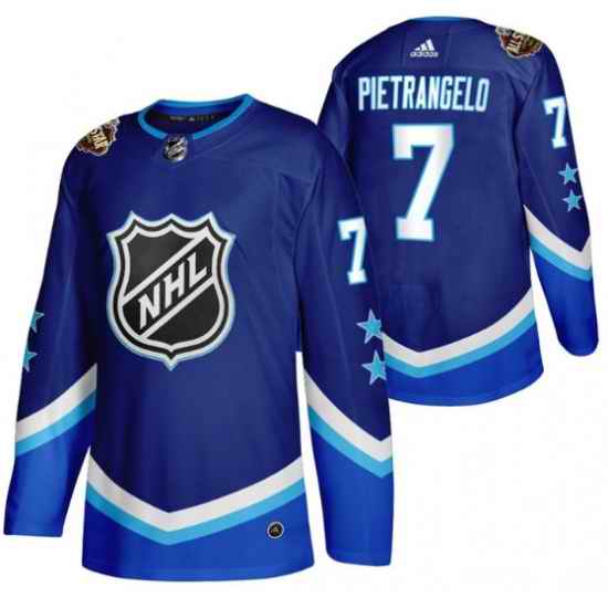 Men Vegas Golden Knights #7 Alex Pietrangelo 2022 All Star Blue Stitched Jersey->seattle kraken->NHL Jersey