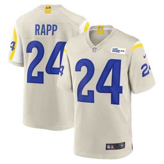 Youth Los Angeles Rams #24 Taylor Rapp Bone Stitched Football Limited Jersey->youth nfl jersey->Youth Jersey