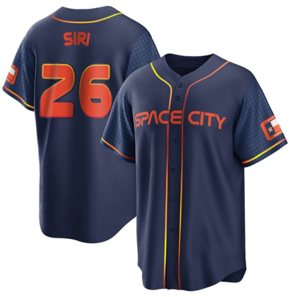 Men's Houston Astros #26 Jose Siri 2022 Navy City Connect Cool Base Stitched Jersey->houston astros->MLB Jersey