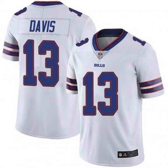 Youth Buffalo Bills #13 Gabriel Davis White Vapor Untouchable Limited Stitched Jersey->youth nfl jersey->Youth Jersey