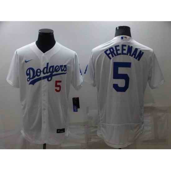 Youth Nike Los Angeles Dodgers #5 Freddie Freeman White Stitched Baseball Jersey->women mlb jersey->Women Jersey