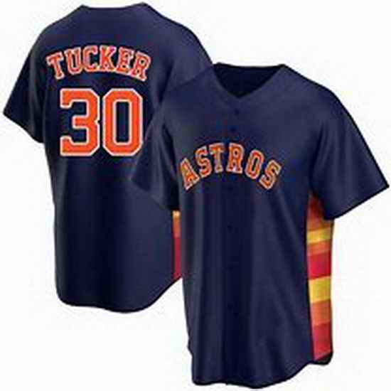 Youth Houston Astros Kyle Tucker #30 Navy Blue Cool Base Stitched Jersey->youth mlb jersey->Youth Jersey