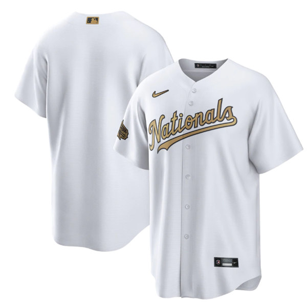 Men's Washington Nationals Blank White 2022 All-Star Cool Base Stitched Baseball Jersey->washington nationals->MLB Jersey