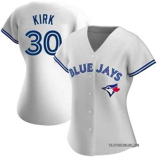Women Nike Toronto Blue Jays #30 Alejandro Kirk White Home Stitched Cool Base Player Jersey->minnesota twins->MLB Jersey