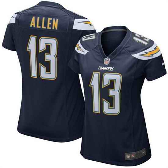 Women Los Angeles Chargers #13 Keenan Allen Navy Vapor Untouchable Limited Stitched NFL Jersey->women nfl jersey->Women Jersey