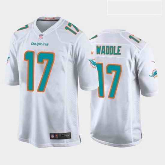 Youth Miami Dolphins Jaylen Waddle Aqua White 2021 Draft Jersey->youth nfl jersey->Youth Jersey