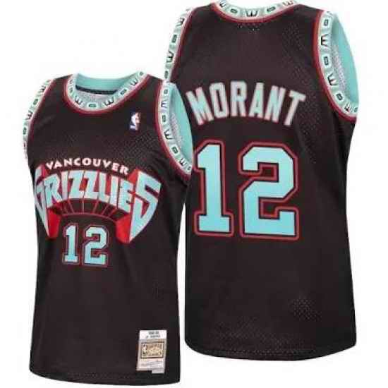 Youth Memphis Grizzlies #12 Ja Morant Hardwood Classic Jersey->las vegas raiders->NFL Jersey