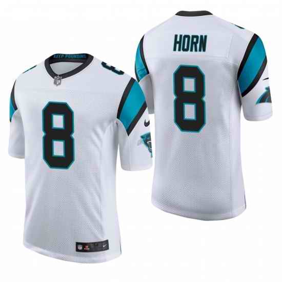 Youth Carolina Panthers #8 Jaycee Horn White Stitched Football Limited Jersey->youth nfl jersey->Youth Jersey