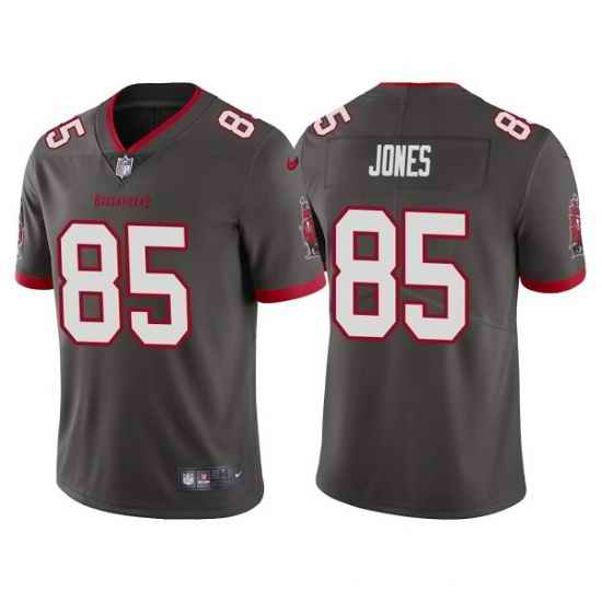 Men Tampa Bay Buccaneers #85 Julio Jones Grey Vapor Untouchable Limited Stitched Jersey->tampa bay buccaneers->NFL Jersey
