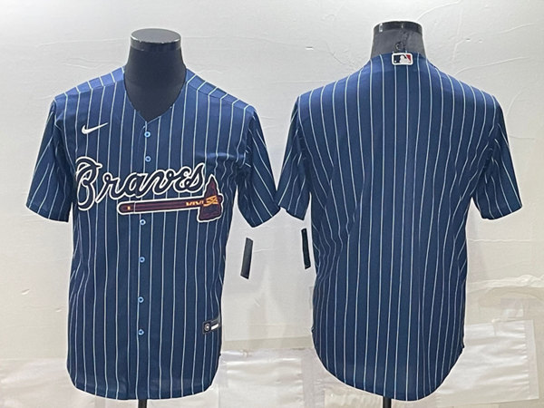 Men's Atlanta Braves Blank Navy Cool Base Stitched Baseball Jersey->san francisco giants->MLB Jersey