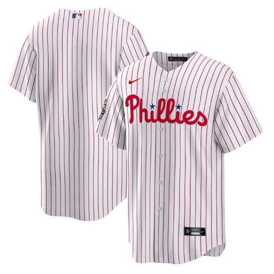 Men Philadelphia Phillies Blank White 2022 World Series Cool Base Stitched Baseball Jersey->philadelphia phillies->MLB Jersey