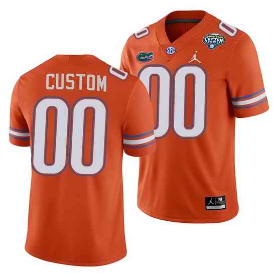 Florida Gators Custom Orange 2020 Cotton Bowl Classic College Football Jersey->->Custom Jersey