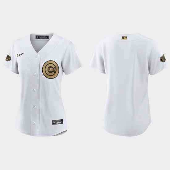 Women Chicago Cubs 2022 Mlb All Star Game Replica White Jersey->2022 all star->MLB Jersey