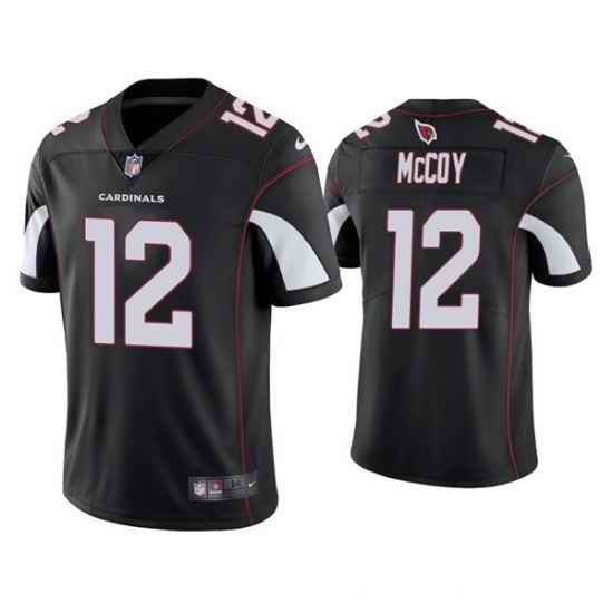 Men Arizona Cardinals #12 Colt McCoy Black Vapor Untouchable Limited Stitched Jersey->arizona cardinals->NFL Jersey