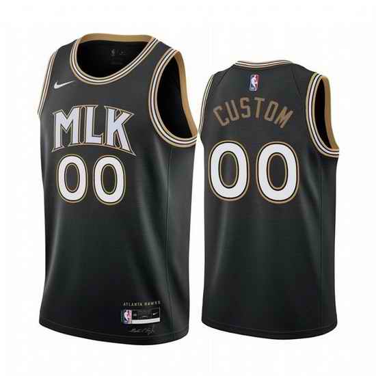 Men Women Youth Toddler Atlanta Hawks City Edition Custom Nike NBA Stitched Jersey->customized nba jersey->Custom Jersey