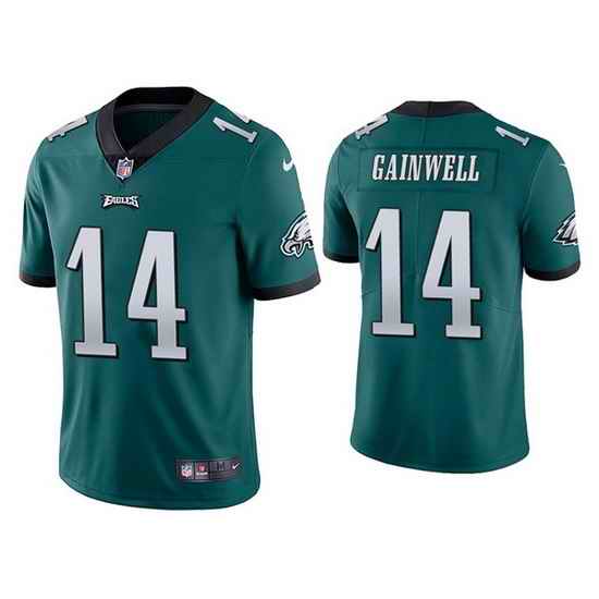Youth Philadelphia Eagles #14 Kenneth Gainwell Green Vapor Untouchable Limited Stitched Football Jersey->youth nfl jersey->Youth Jersey