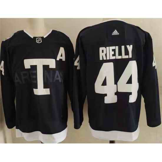 Men's Toronto Maple Leafs #44 Morgan Rielly Navy 2022 NHL Heritage Classic Adidas Jersey->toronto maple leafs->NHL Jersey