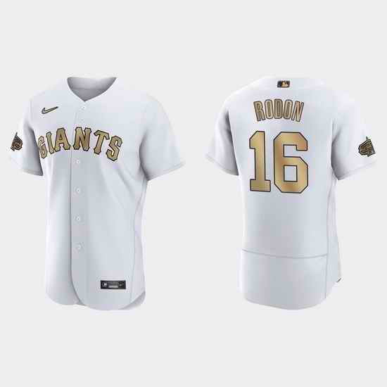 Men Carlos Rodon San Francisco Giants 2022 Mlb All Star Game Authentic White Jersey->2022 all star->MLB Jersey