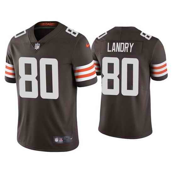 Youth Cleveland Browns #80 Jarvis Landry Brown Vapor Untouchable Limited Stitched Jersey->youth nfl jersey->Youth Jersey