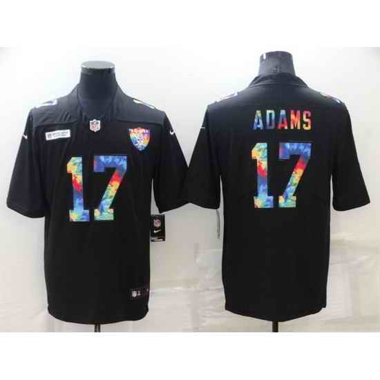 Men Las Vegas Raiders #17 Davante Adams Black Crucial Catch Limited Stitched jersey->denver broncos->NFL Jersey