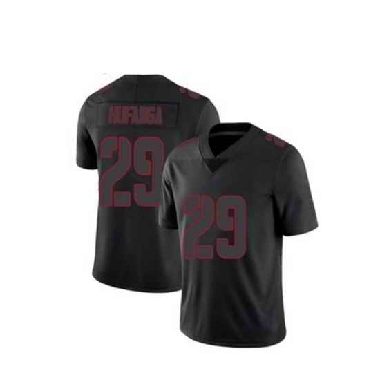 Men's San Francisco 49ers #29 Talanoa Hufanga Black 2018 Fashion Impact Black Color Rush Stitched NFL Nike Limited Jersey->san francisco 49ers->NFL Jersey