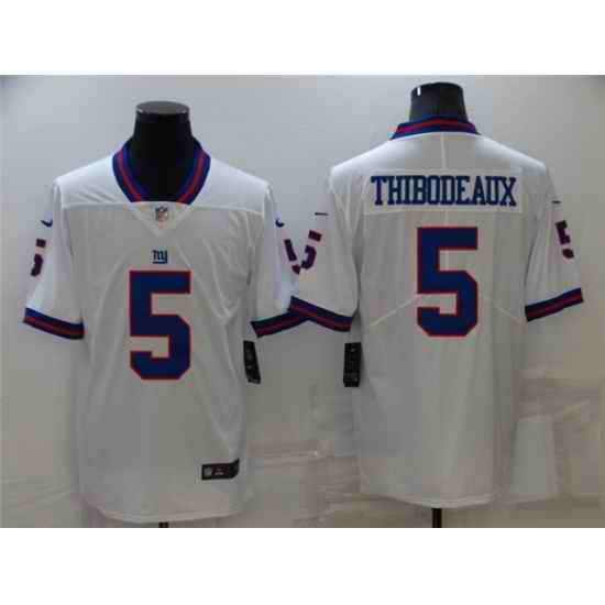 Men New York Giants #5 Kayvon Thibodeaux White Color Rush Limited Jersey->new york giants->NFL Jersey