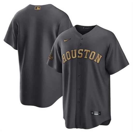 Men Houston Astros Blank 2022 All Star CharcoalCool Base Stitched Baseball Jersey->kansas city royals->MLB Jersey